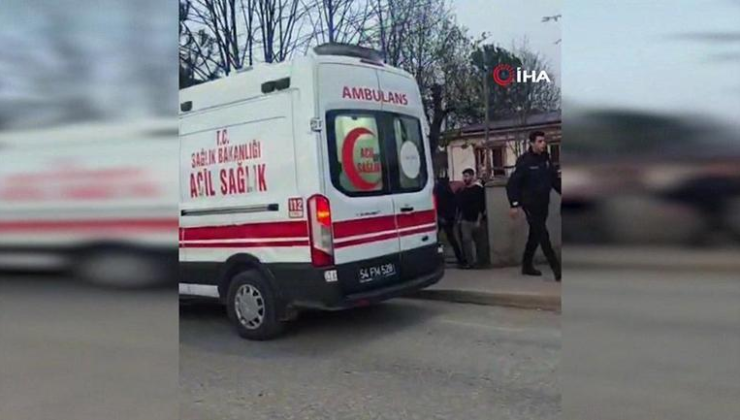 Şiddet gören kadın okul bahçesine sığındı