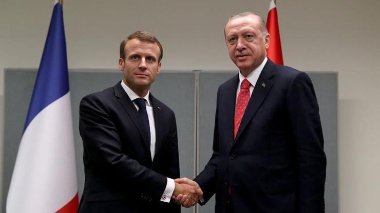 SON DAKİKA… Cumhurbaşkanı Erdoğan, Macron ile görüştü