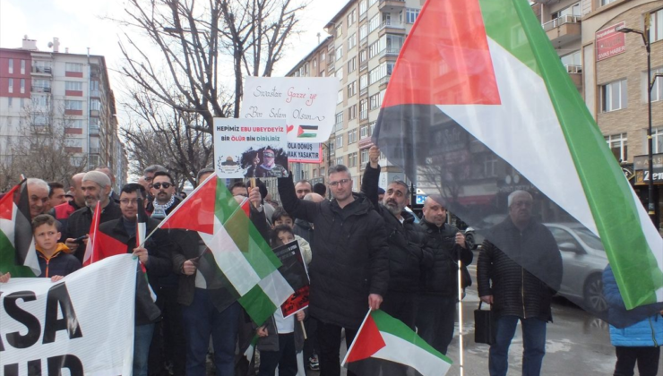 Sivas'ta "Mescid-i Aksa'ya özgürlük" eylemi düzenlendi