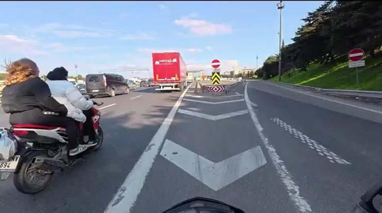 Kadına şiddet bu kez de motosiklette: Seyir halindeyken ölümden döndü!