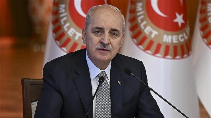 TBMM Başkanı Kurtulmuş'tan Netanyahu'ya tepki: "Cumhurbaşkanımıza yönelik hadsiz sözleri suçluluk psikolojisinin açık bir tezahürüdür"