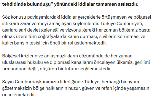 İnfial yaratan İsrail iddiası! Cumhurbaşkanlığından açıklama var