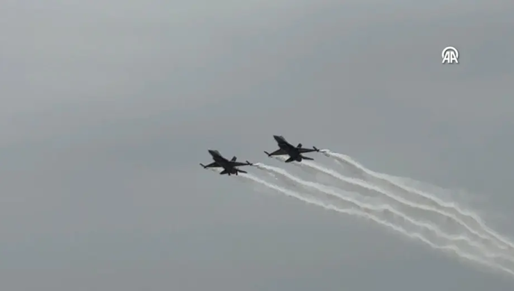 Konya’da SOLOTÜRK nefes kesti! 15. yıla özel uçuş