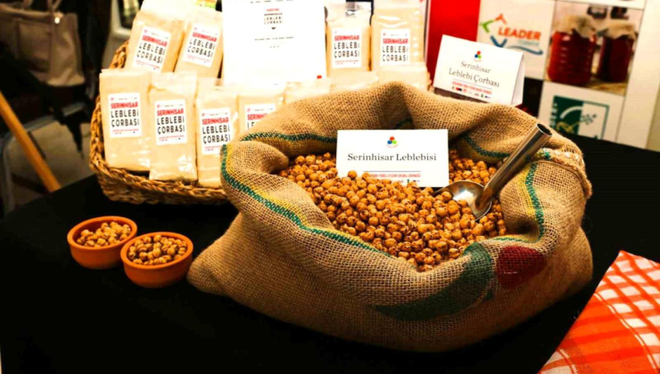 Serinhisar'a özgü yöresel ürünler Leader zirvesinde beğeniye sunuldu