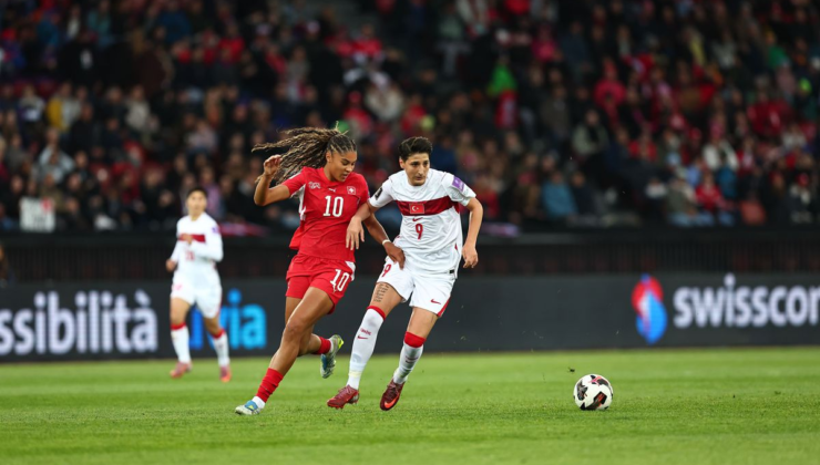 A Milli Kadın Futbol Takımı, İsviçre'ye mağlup oldu