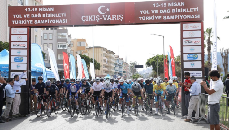 Ünilig Bisiklet Şampiyonası Alanya'da başladı