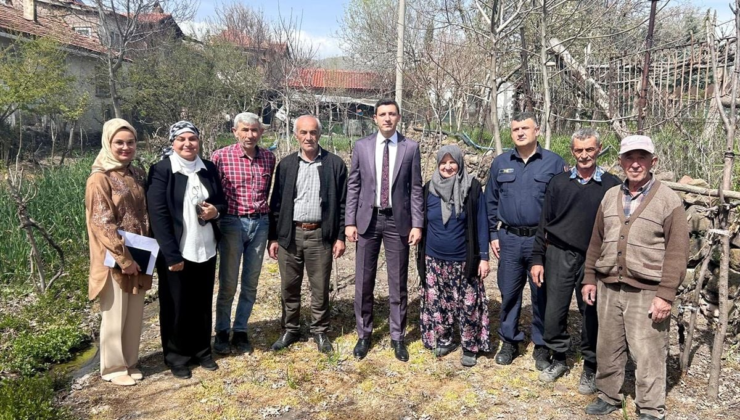 Güdül Kaymakamı Naim Akar, kırsal mahalle ziyaretleri gerçekleştirdi