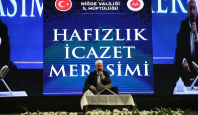 Niğde'de 111 hafız için icazet töreni düzenlendi