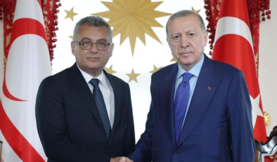 Cumhurbaşkanı Erdoğan, Erhürman ile bir araya geldi