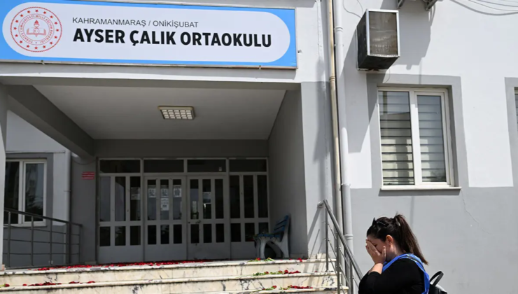 Kahramanmaraş’ta saldırının yaşandığı Ayser Çalık Ortaokulu kapatıldı