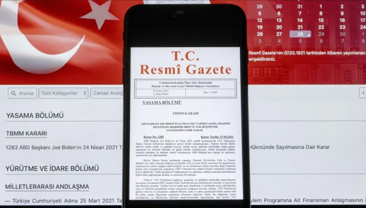 Resmi Gazete’de bugün (17 Nisan 2026 Resmi Gazete kararları)