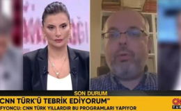 Prof. Dr. Erhan Afyoncu: Duyarlı yayınları için CNN TÜRK'ü tebrik ediyorum