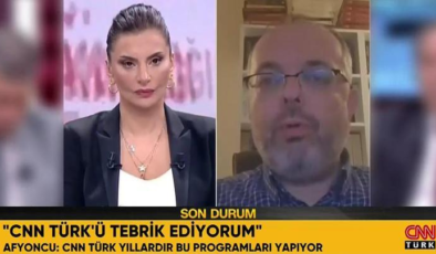 Prof. Dr. Erhan Afyoncu: Duyarlı yayınları için CNN TÜRK'ü tebrik ediyorum