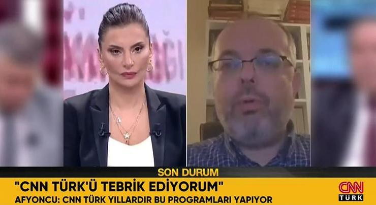 Prof. Dr. Erhan Afyoncu: Duyarlı yayınları için CNN TÜRK'ü tebrik ediyorum