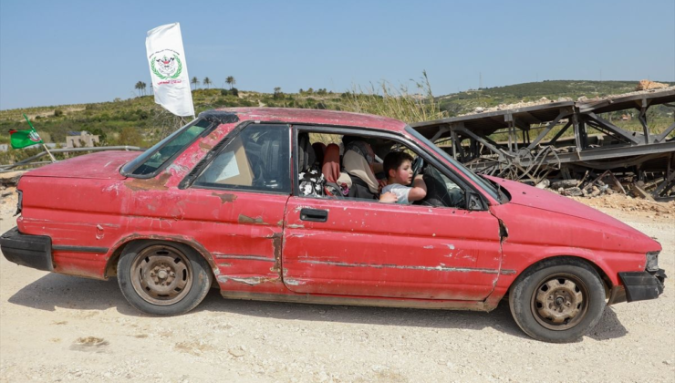 İsrail ile 10 günlük ateşkesin ardından yerinden edilen Lübnanlılar güneydeki evlerine dönüyor
