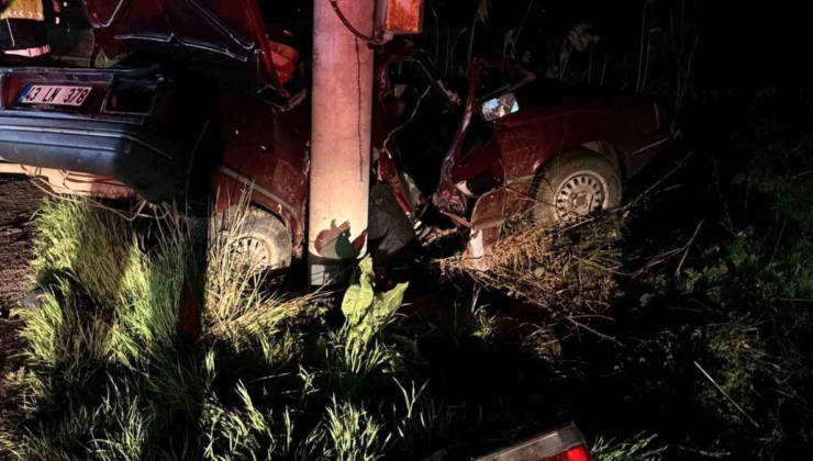 Kütahya'da feci kaza: Sürücü hayatını kaybetti