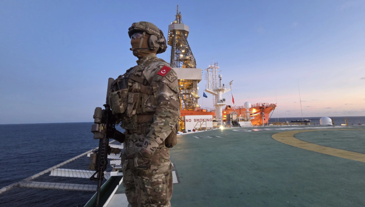 MSB’den Çağrı Bey paylaşımı. "Sondaj gemilerimize tam koruma sağlanıyor"
