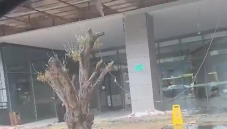 Batman’da sağanak sele neden odu, AVM girişinde tavan çöktü