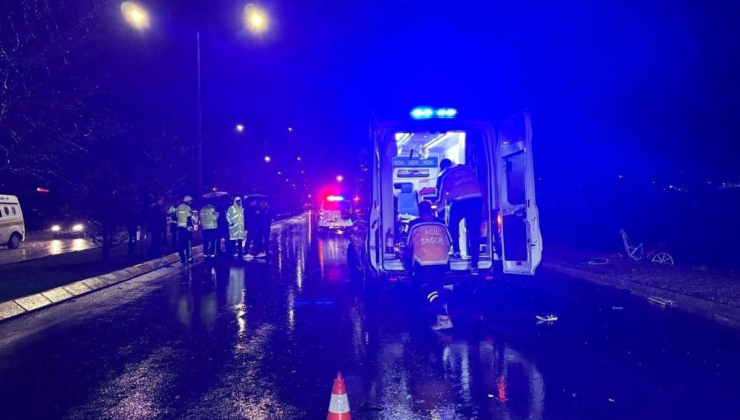 Erzincan'da bisiklet sürücüsü trafik kazasında hayatını kaybetti