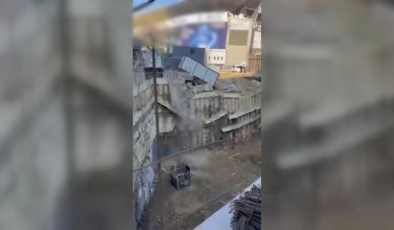 Fenerbahçe Stadyumu'nun yakınında istinat duvarı çöktü