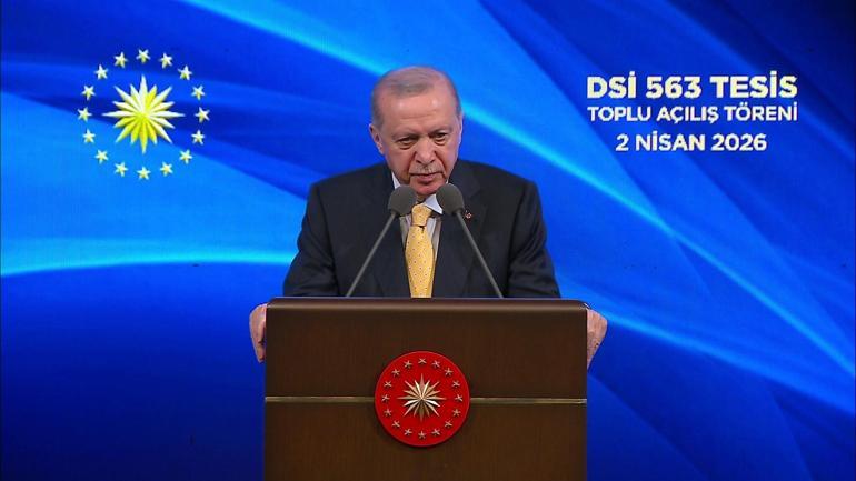 SON DAKİKA… Cumhurbaşkanı Erdoğan: Yeni dönemde en önemli kaynak su