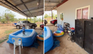 Trabzonlu damat Tayland köyünü kolbastıyla inletti