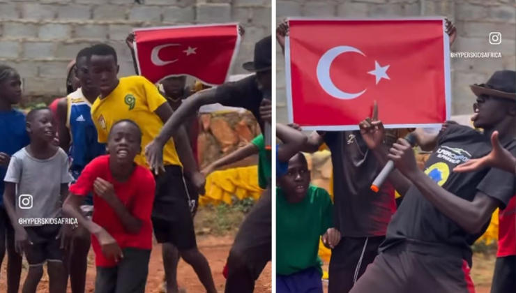 Generali Türkiye'yi tehdit ediyordu! Ugandalı gençlerden Bizim Çocuklar'a özel marş