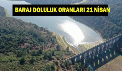 BARAJ DOLULUK ORANLARI 21 NİSAN: İstanbul, Ankara, İzmir, Bursa barajlarında son durum ne? Ömerli, Akyar, Tahtalı baraj doluluk oranları