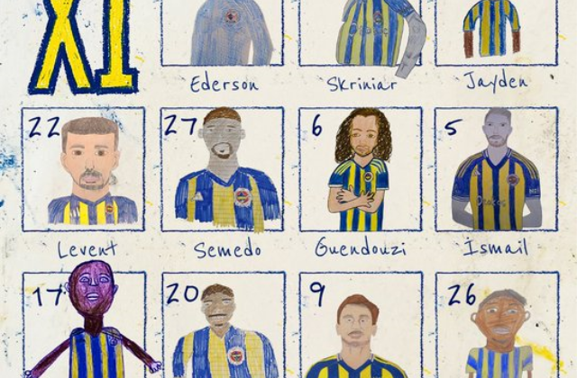 Fenerbahçe'nin ilk 11'i çocukların kaleminden geçti
