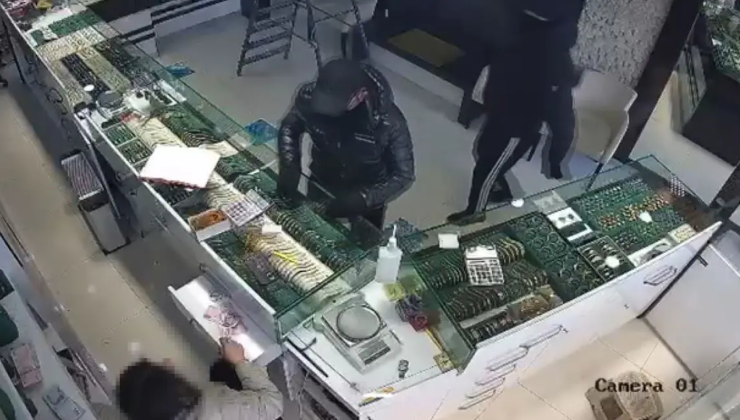 İşletme sahibinin çığlıkları, soyguncuları geri püskürttü