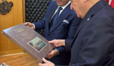 MHP Lideri Devlet Bahçeli Demirören Medya Heyeti'ni kabul etti! Bahçeli'den Türk dizilerine övgü