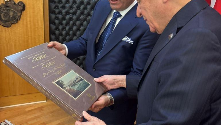 MHP Lideri Devlet Bahçeli Demirören Medya Heyeti'ni kabul etti! Bahçeli'den Türk dizilerine övgü