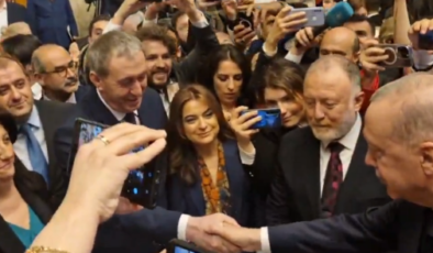 Erdoğan’dan resepsiyona damga vuran soru: “Masa sağlam mı?”