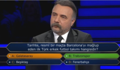 Barcelona'yı yenen ilk türk takımı Galatasaray mı, Trabzonspor mu,  Beşiktaş mı, Fenerbahçe mi?
