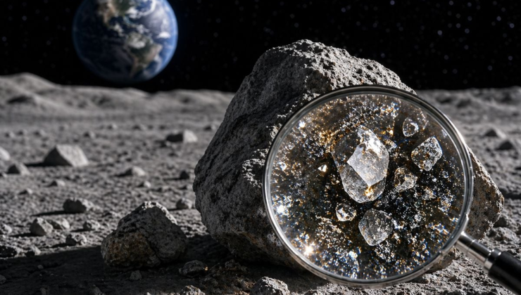 Çin'in Ay'daki yeni mineral keşfi: İki fosfat minerali daha bulundu