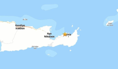 Girit Adası'nda 5.9 büyüklüğünde deprem