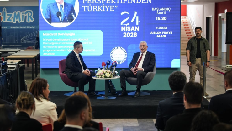 İYİ Parti Genel Başkanı Dervişoğlu, İzmir'de gençlerle buluştu