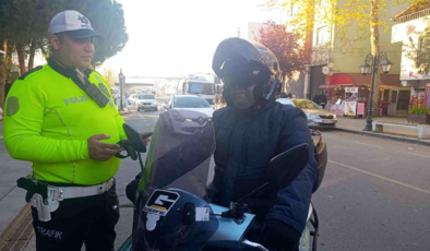 Tekirdağ'da trafik denetimi: 65 araç kontrol edildi