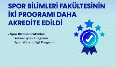 BARÜ'de Spor Bilimleri Fakültesinin iki programı daha akredite edildi