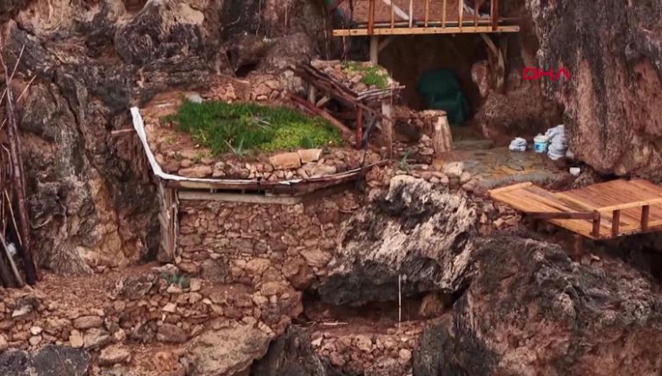 Falezlere baraka ve asansör kurulmuştu… O yapı yıkılacak!