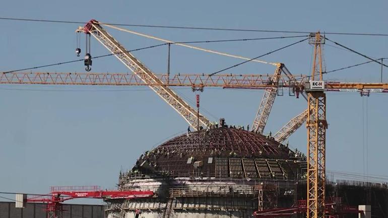 Akkuyu'da çalışmalar sürüyor… 2’nci Güç ünitesinin ekipman montajları tamamlandı