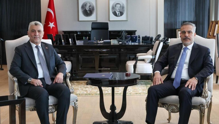 Dışişleri Bakanı Hakan Fidan, Ticaret Bakanı Ömer Bolat ile görüştü