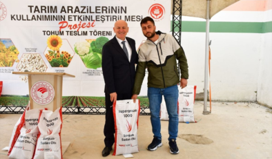Samsun'da çiftçilere sorgum sudan otu tohumu dağıtıldı