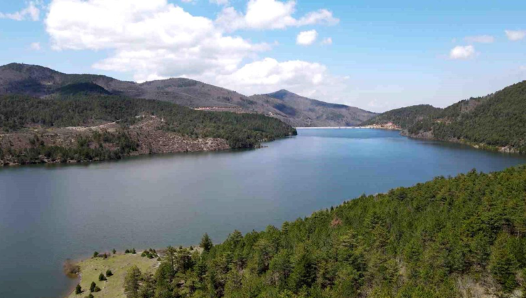 Son yağışlar Nilüfer Barajı'nı doldurdu, dereler coştu