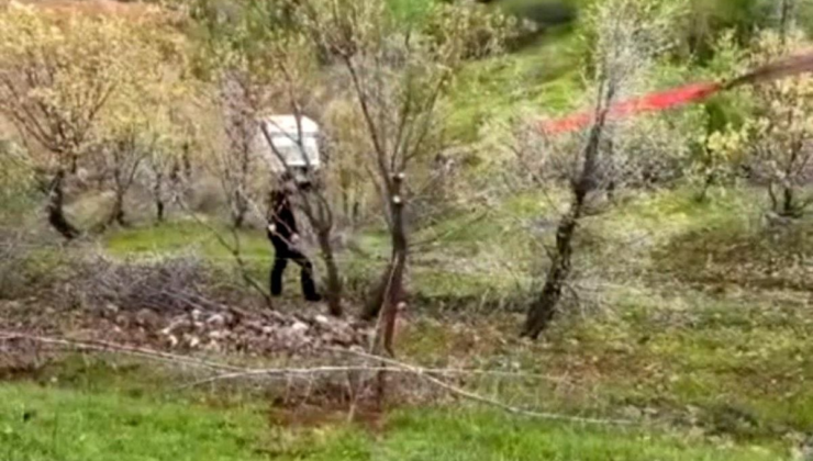 Siirt'te el freni çekilmeyen kamyonet uçuruma yuvarlandı