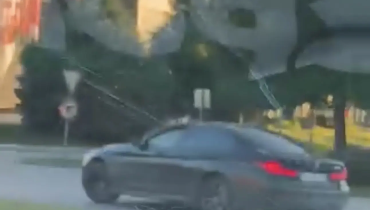 Trafikte herkesin canını tehlikeye attı