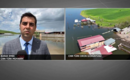 CNN TÜRK sahada: Ambar Barajı kapakları açıldı… Boşaltılan 10 ev su altında kaldı!