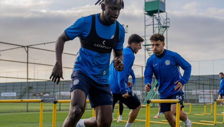 Çaykur Rizespor, Konyaspor maçı hazırlıklarını sürdürdü