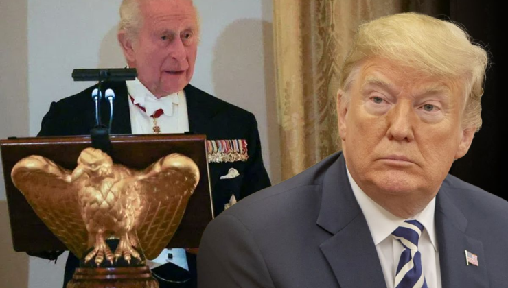 Kral Charles'tan Trump'a tarihi ayar: Biz olmasaydık siz Fransızca konuşuyor olurdunuz