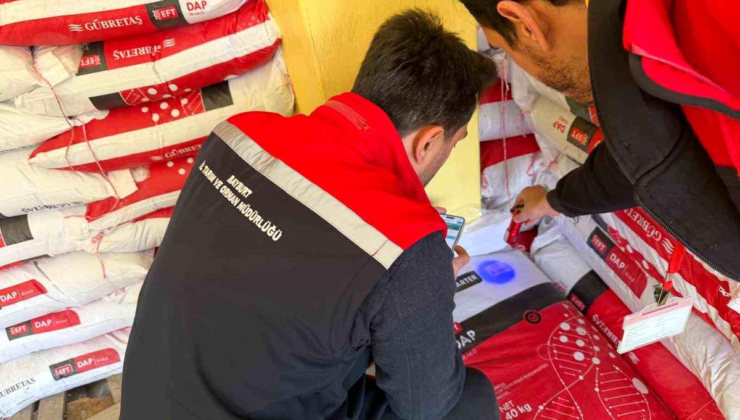 Bayburt'ta gübre bayilerine denetim